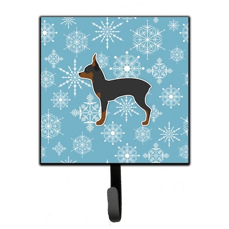Jensendistributionservices Winter Snowflake Toy Fox Terrier Leash or Key Holder MI1655142